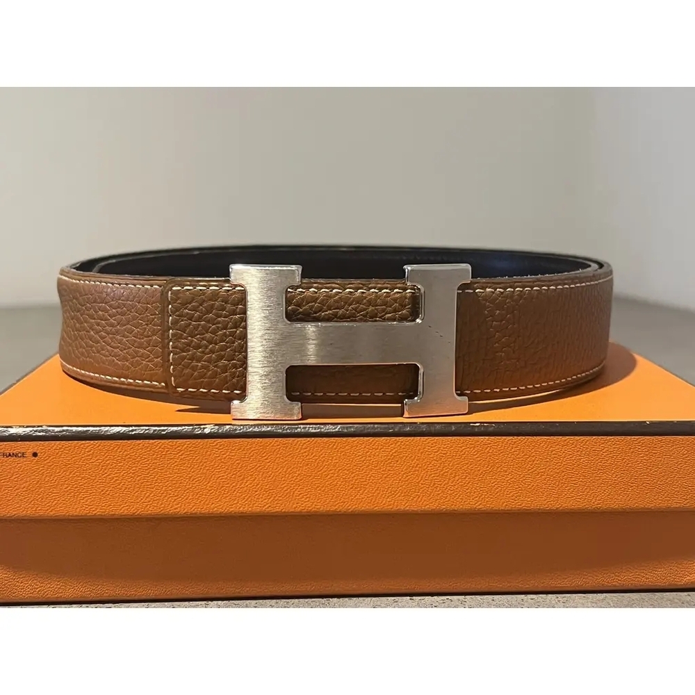 Authentic Hermes Reversible Constance H Belt